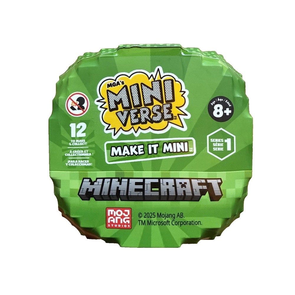 MGA's Miniverse Make It Mini Minecraft Series 1 New/Sealed/Random